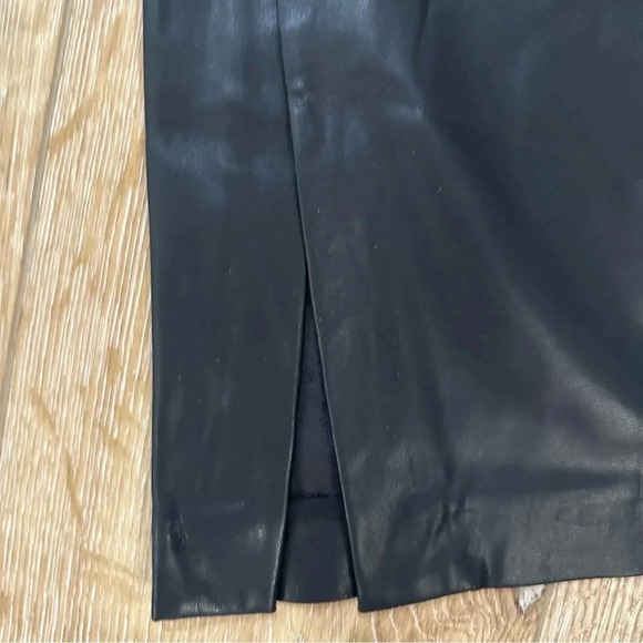 Tanya Taylor Adler Pant Black Straight-Leg with Side Slits at Hem Sz 16 NWT - Picture 4 of 12